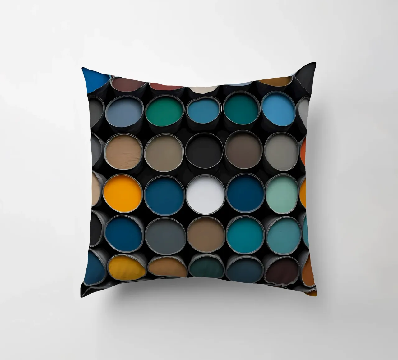 Bunte Farbdosen cuscino da kosinsart.gallery