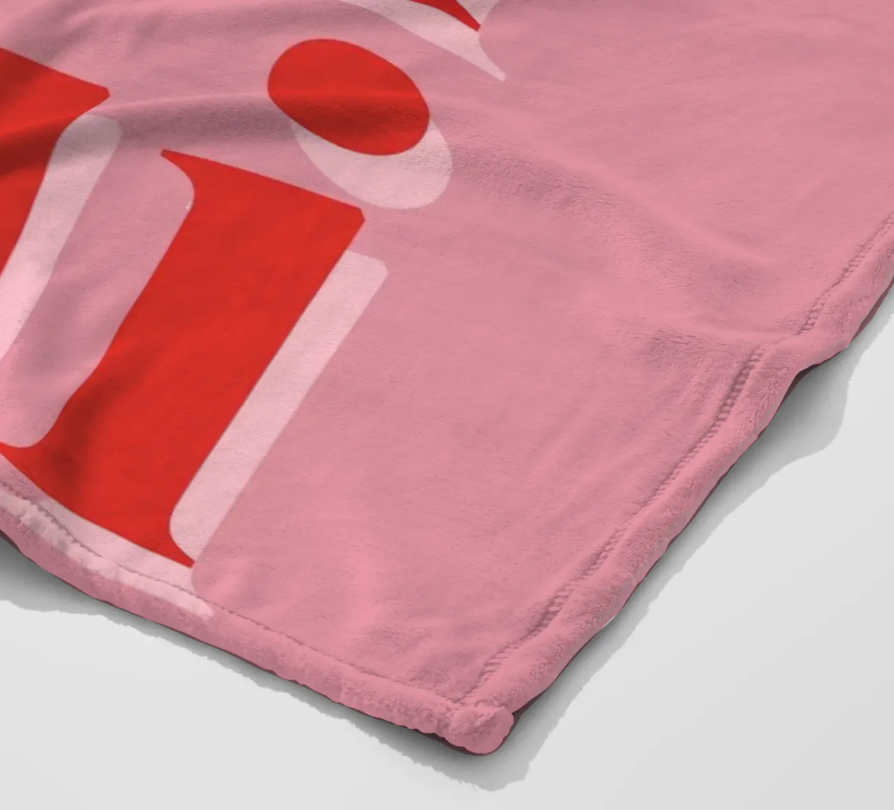 Detto francese rosa OUI OUI coperta in pile da pdigitalprints