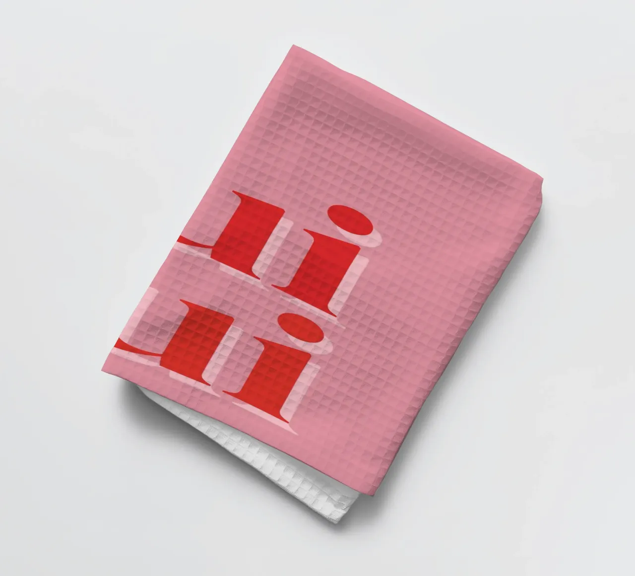 Detto francese rosa OUI OUI canovaccio da cucina da pdigitalprints