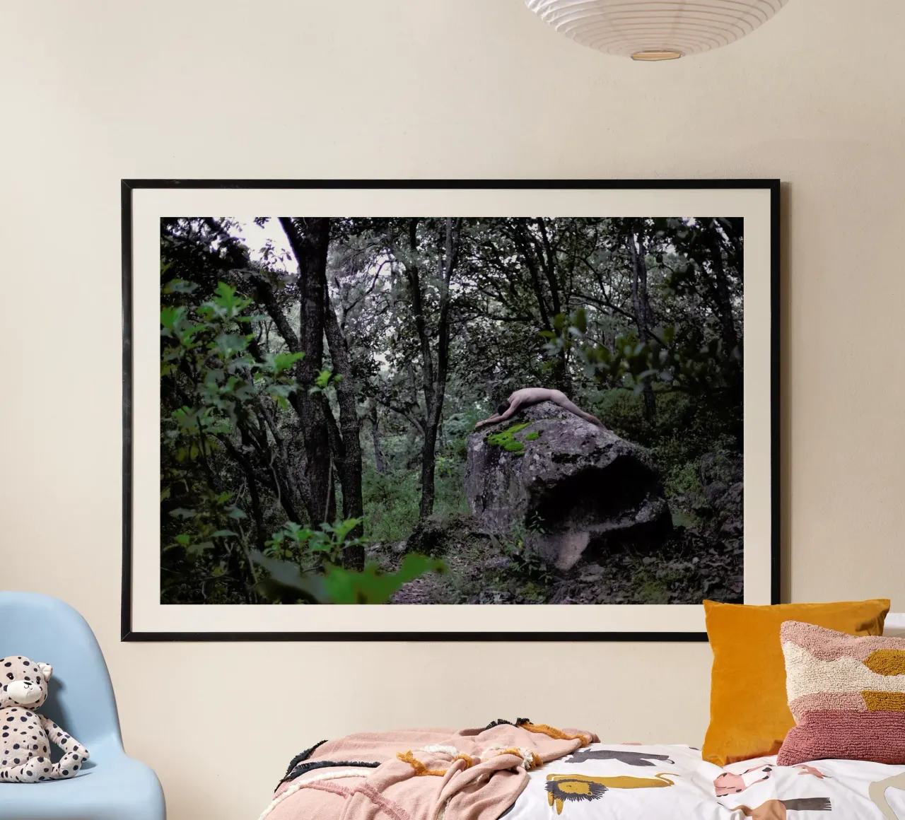 Skin and Nature poster con telaio in legno da Ana Topoleanu