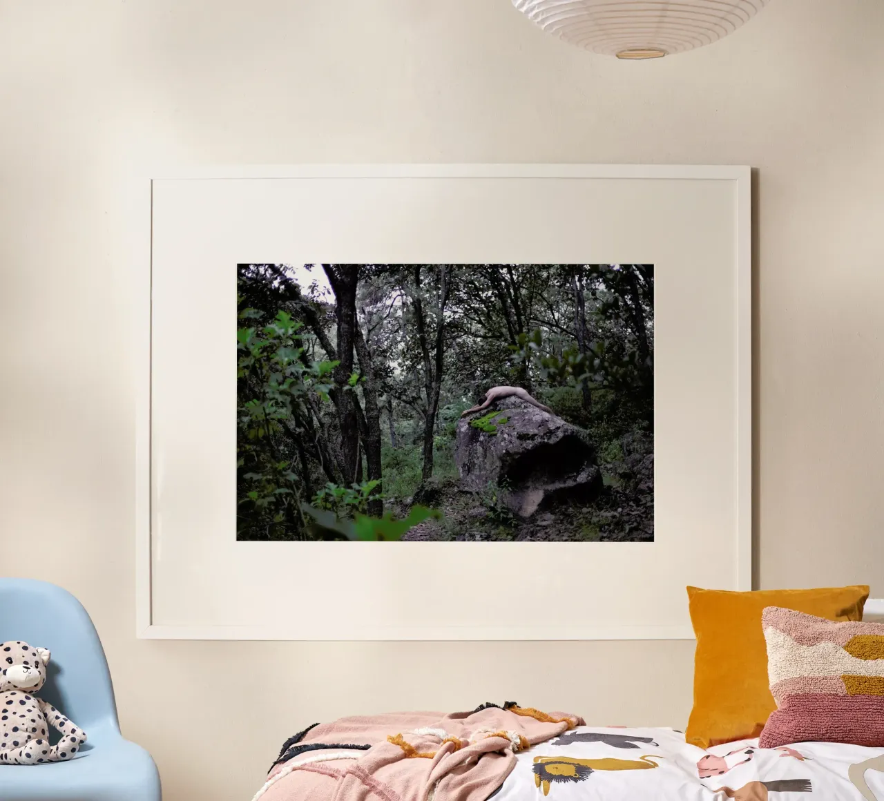 Skin and Nature poster con telaio in legno da Ana Topoleanu