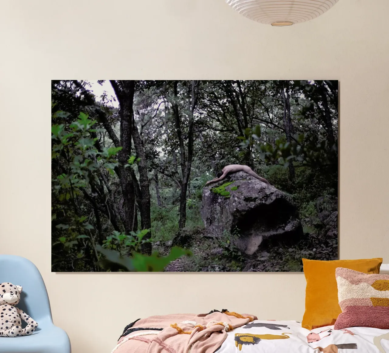 Skin and Nature poster con telaio in legno da Ana Topoleanu