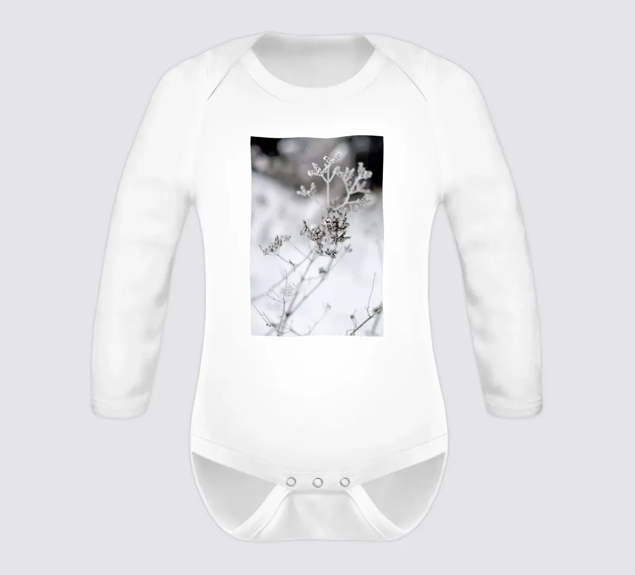 Frozen Thistle II long-sleeve baby romper by EyeEm Mobile GmbH