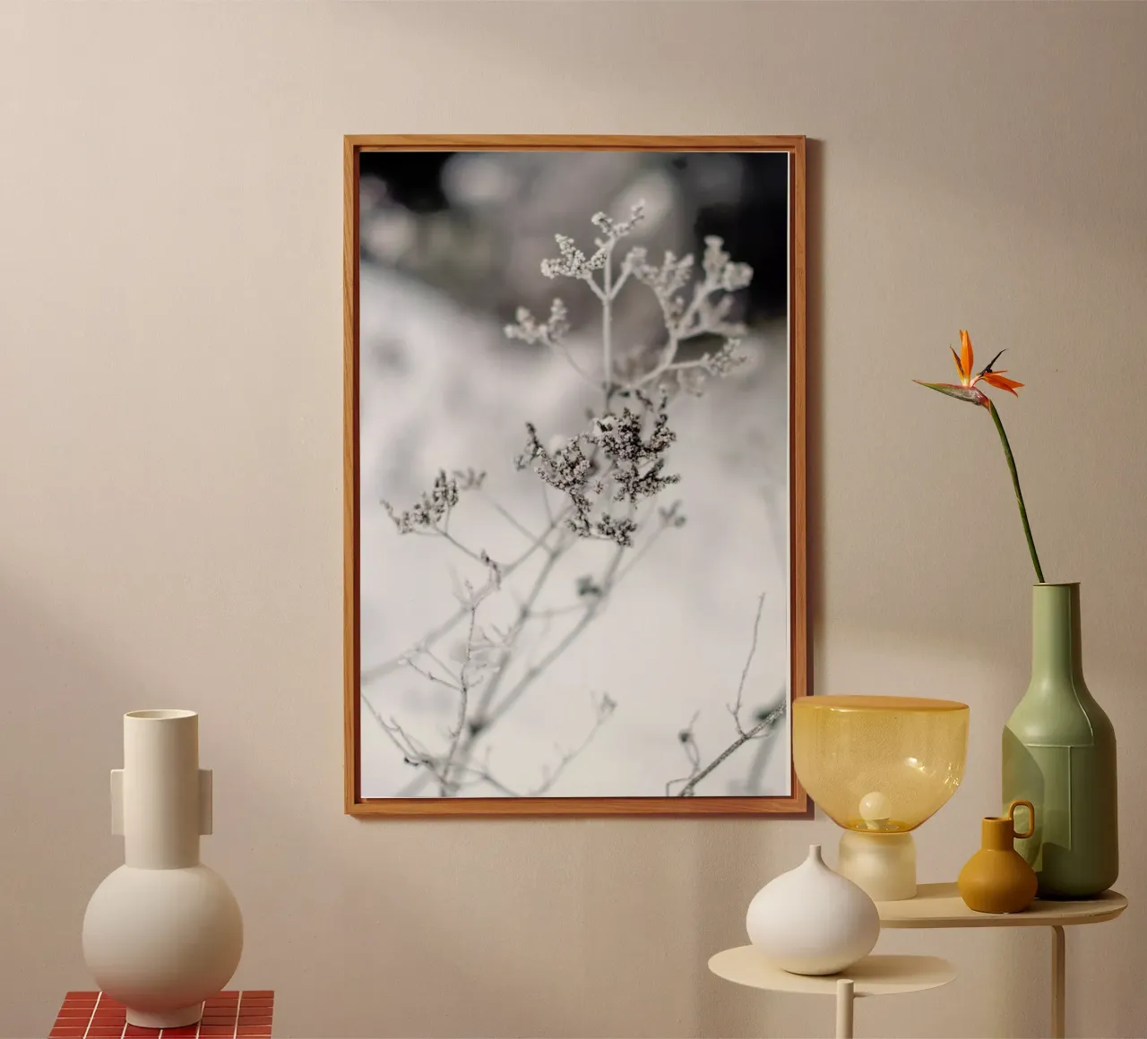 Frozen Thistle II alu-dibond by EyeEm Mobile GmbH