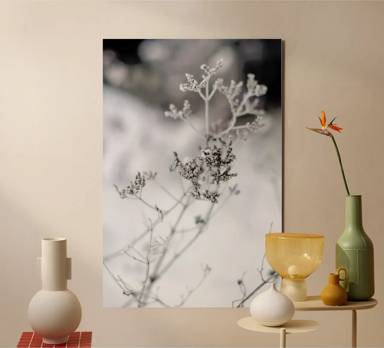 Frozen Thistle II alu-dibond by EyeEm Mobile GmbH