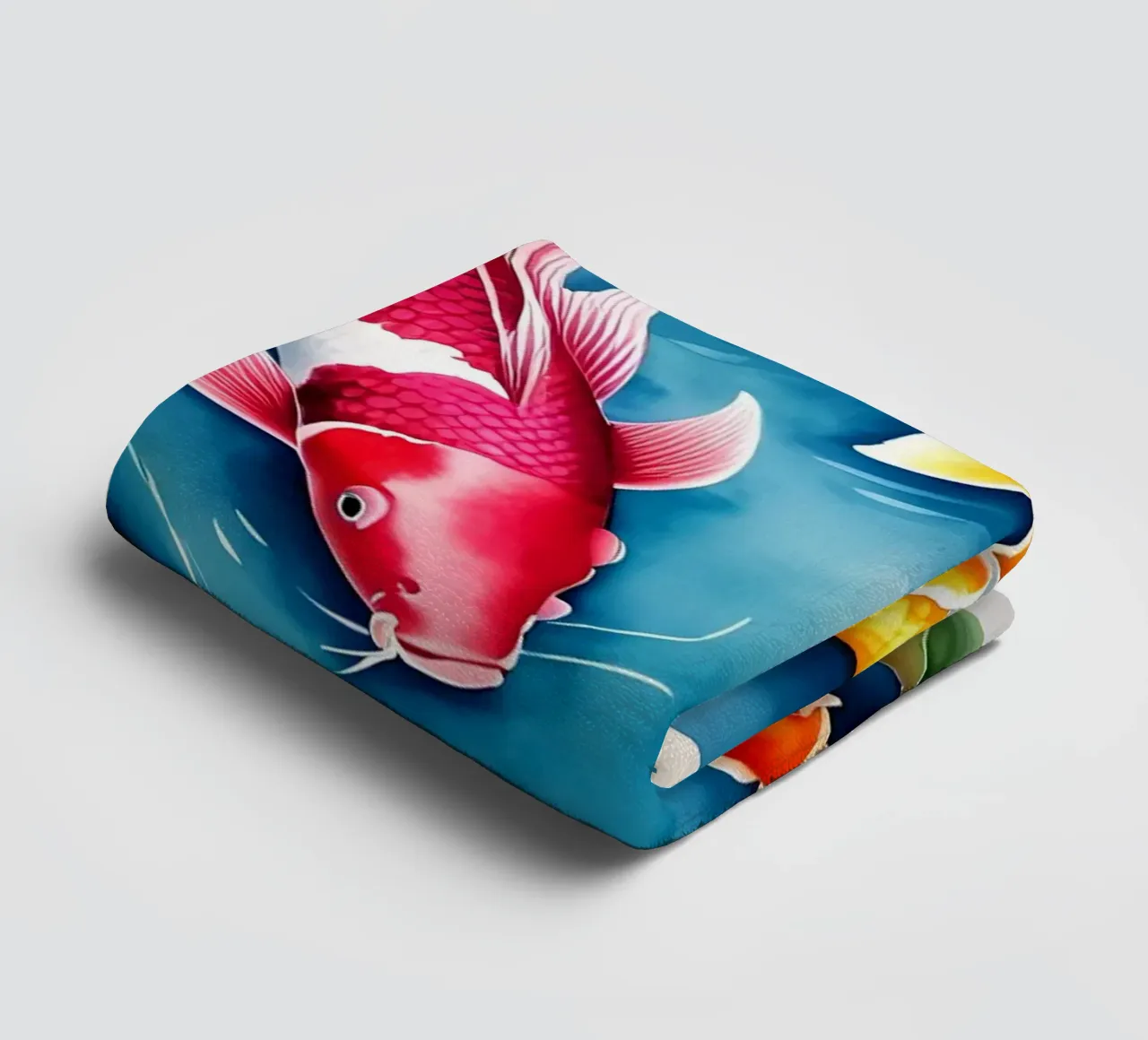 Bunte Kois asciugamano da bagno da kosinsart.gallery