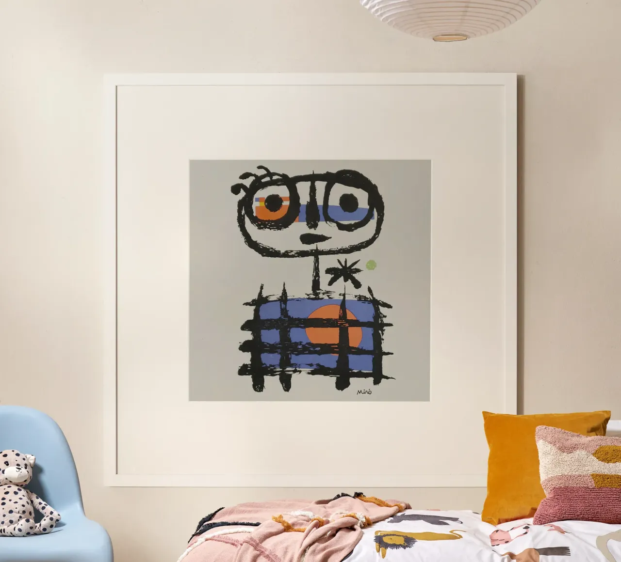 Miro Sunset poster con telaio in legno da phillipp veisenberg