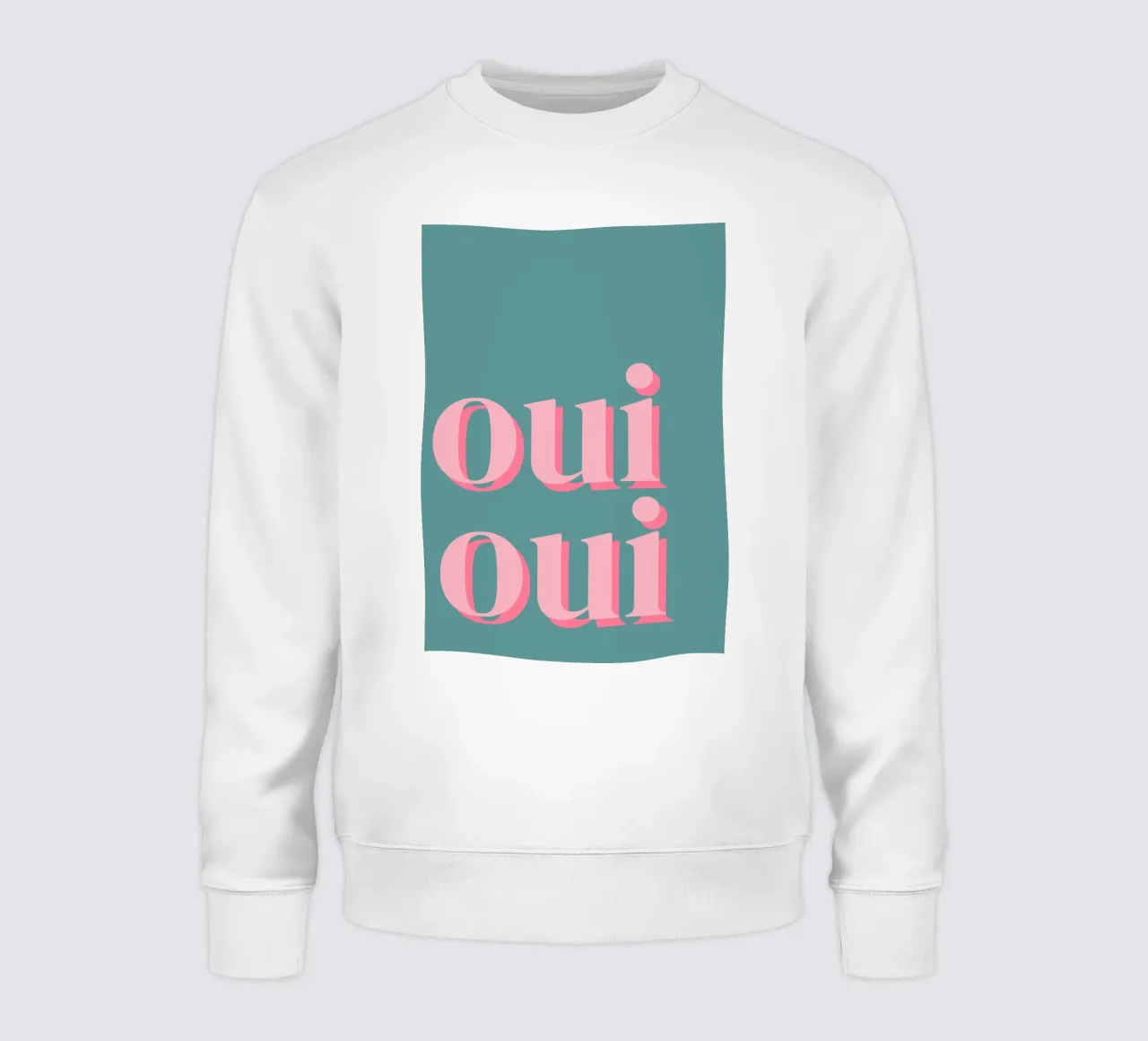 OUI OUI detto francese felpa da pdigitalprints