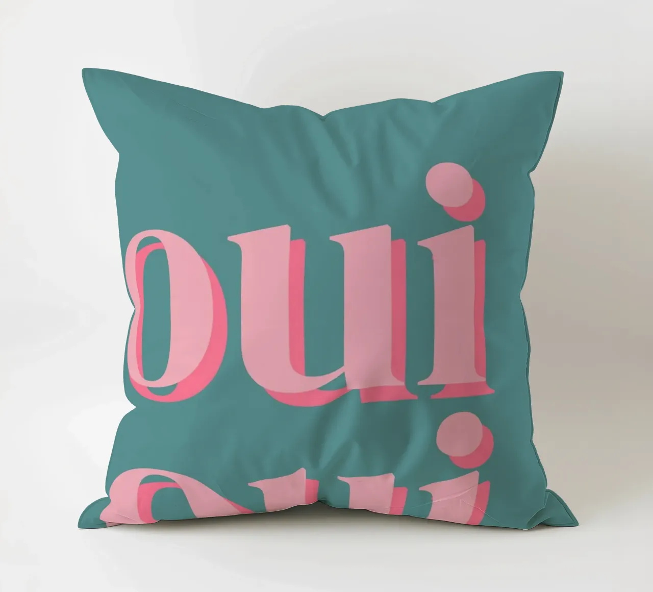 OUI OUI detto francese cuscino da pdigitalprints