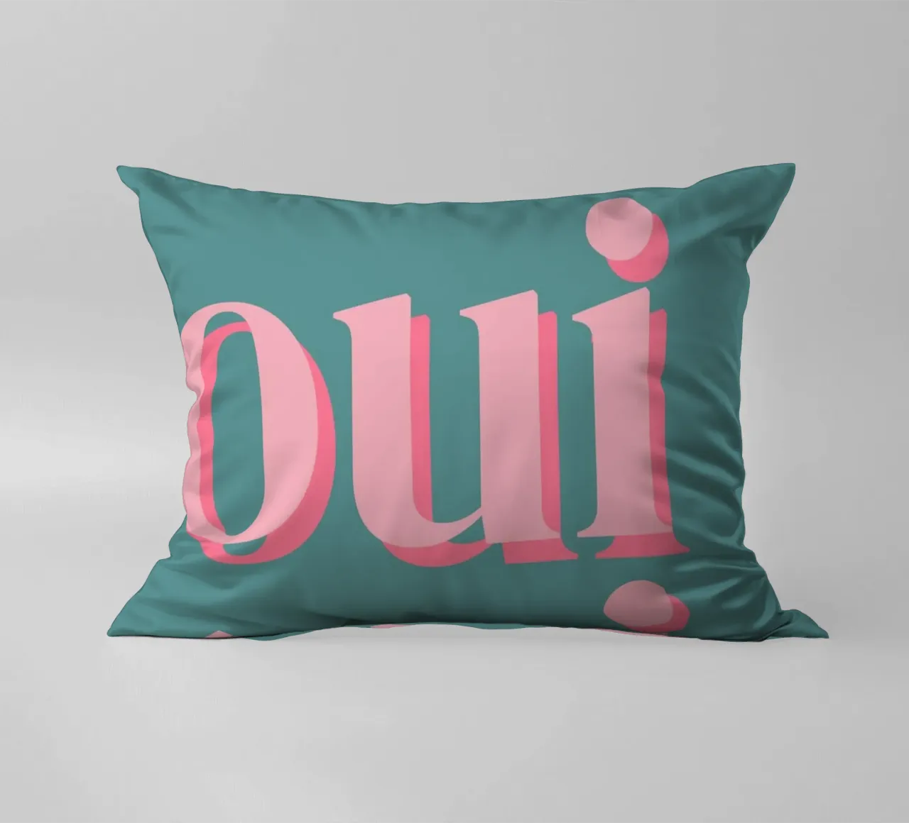 OUI OUI detto francese cuscino da pdigitalprints