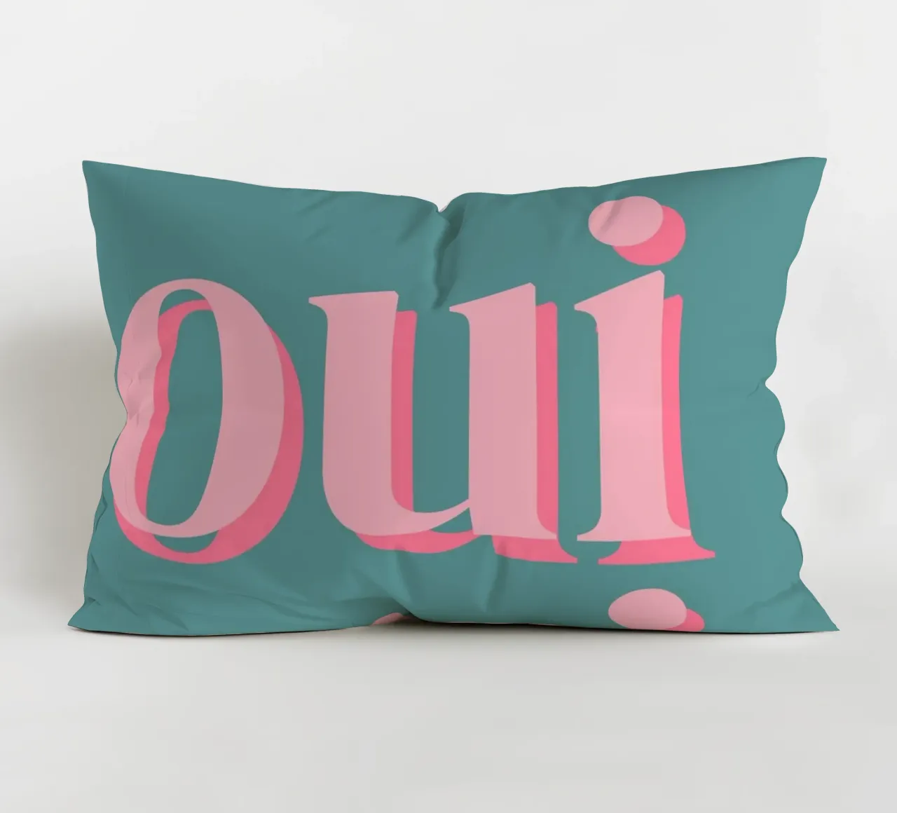 OUI OUI detto francese cuscino da pdigitalprints