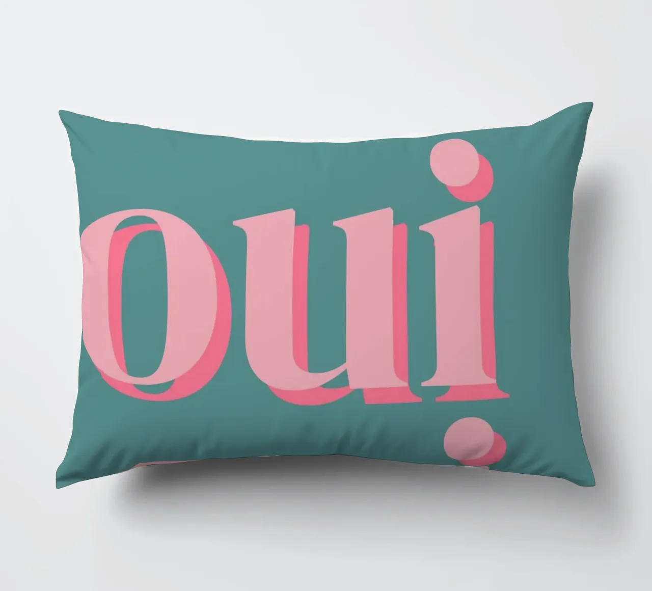 OUI OUI detto francese cuscino da pdigitalprints