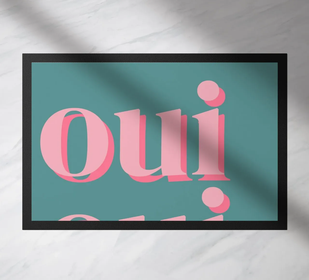 OUI OUI detto francese zerbino da pdigitalprints