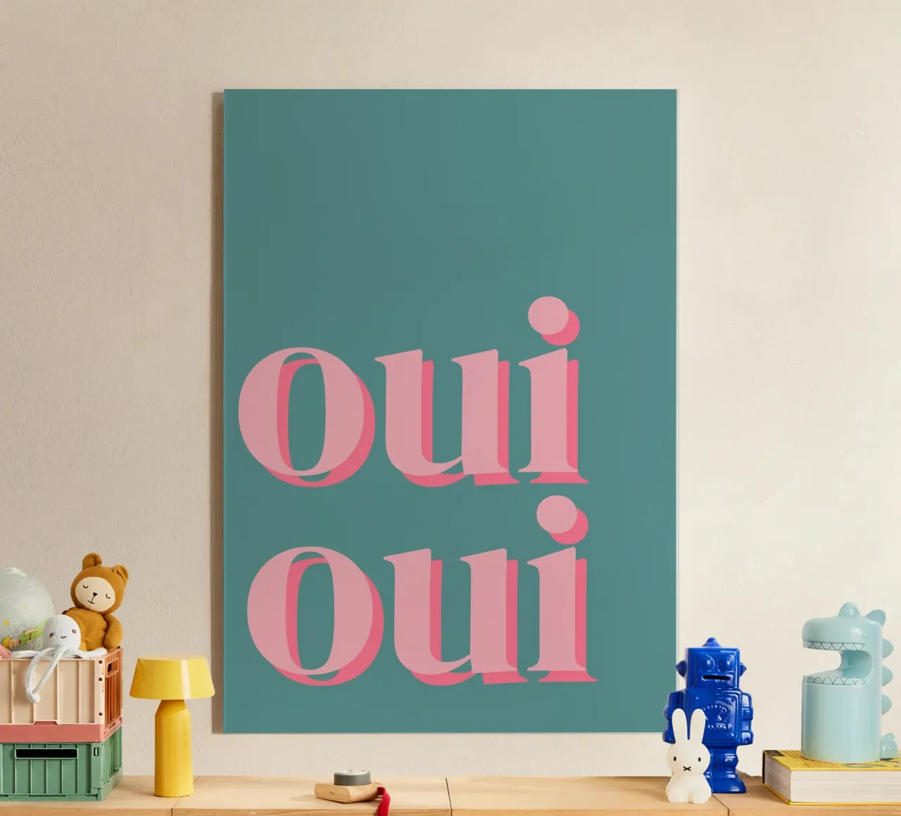 OUI OUI detto francese plexiglass da pdigitalprints