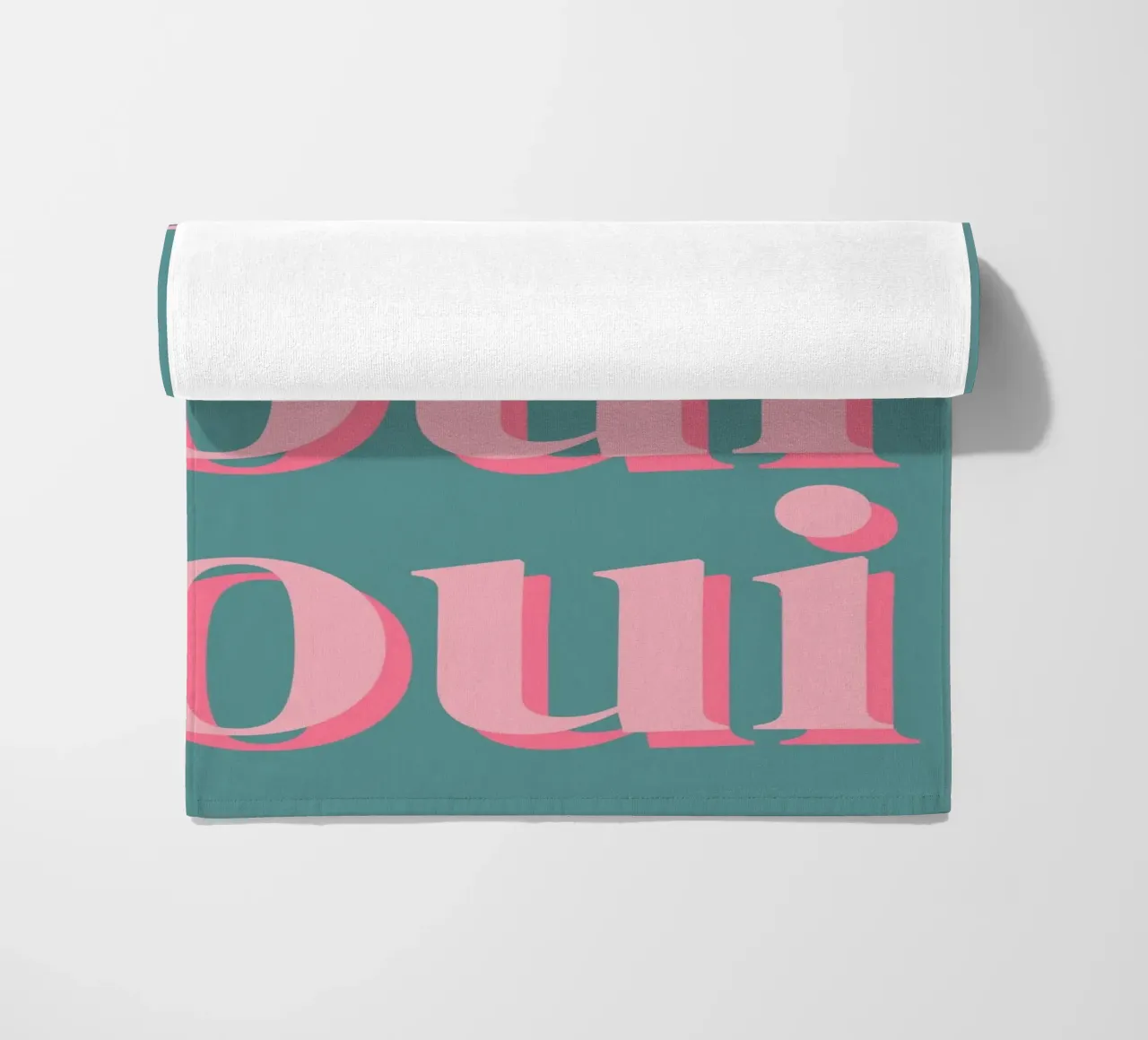OUI OUI detto francese telo mare da pdigitalprints