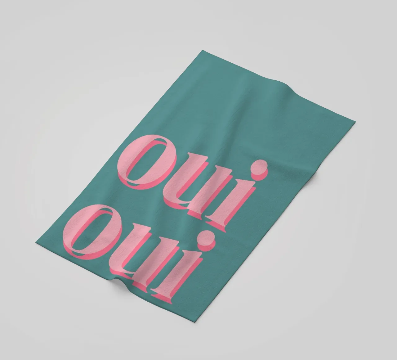 OUI OUI detto francese telo mare da pdigitalprints