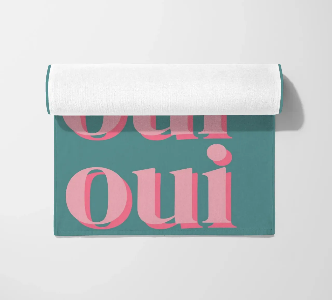 OUI OUI detto francese telo mare da pdigitalprints