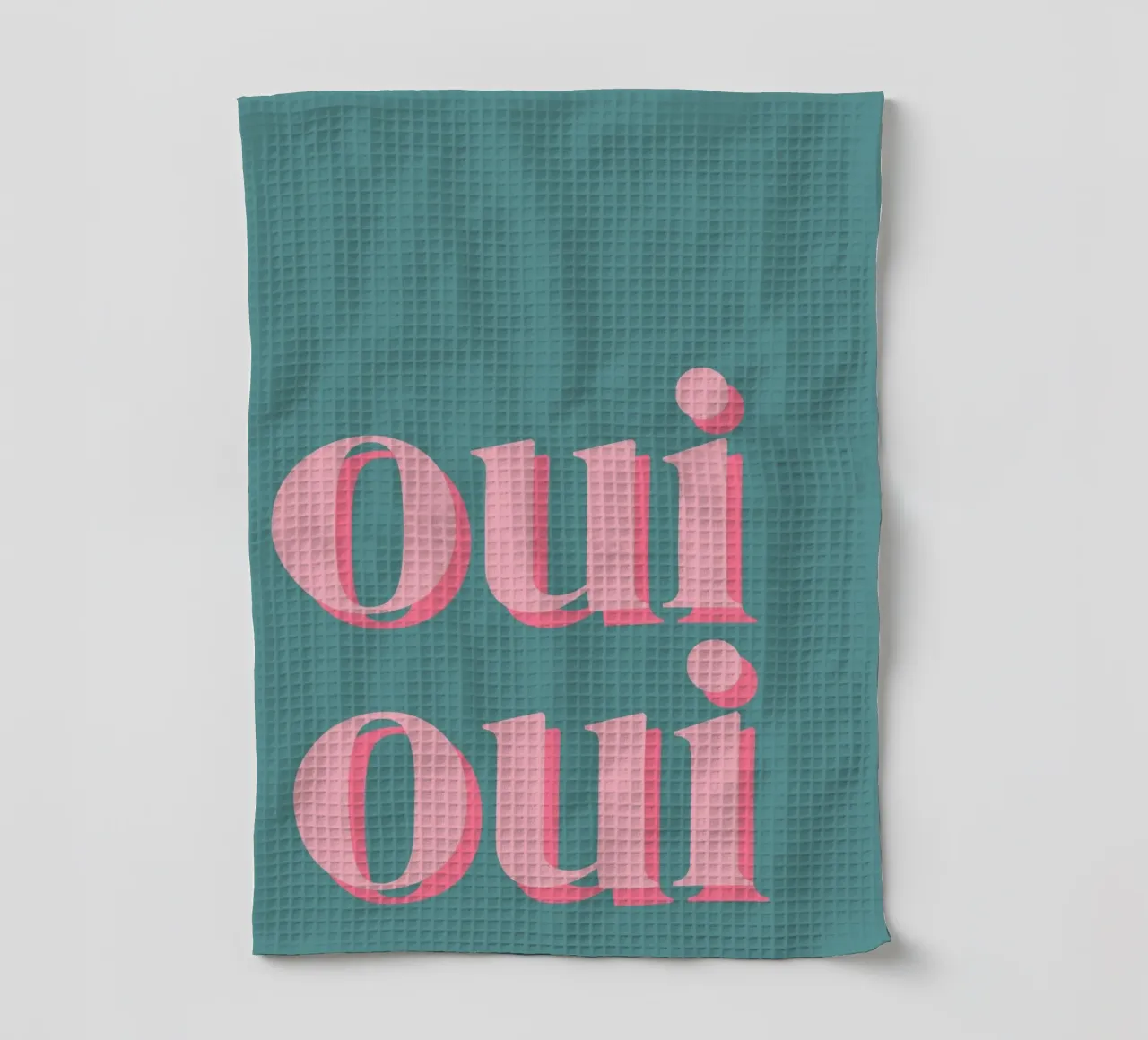 OUI OUI detto francese canovaccio da cucina da pdigitalprints