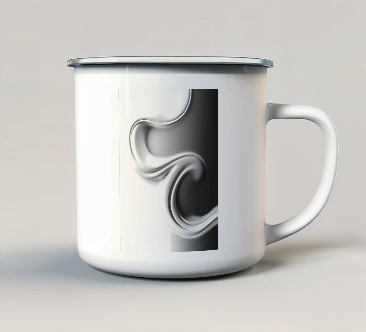 Struktur Weiß tazza in smalto da kosinsart.gallery