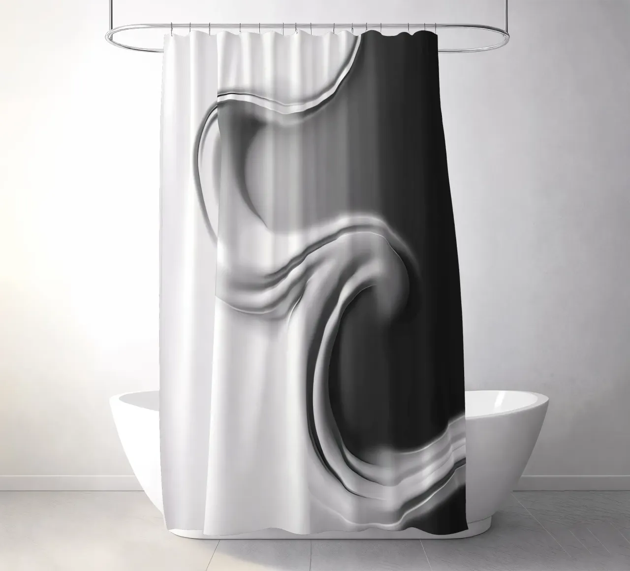 Struktur Weiß cortina de baño de kosinsart.gallery
