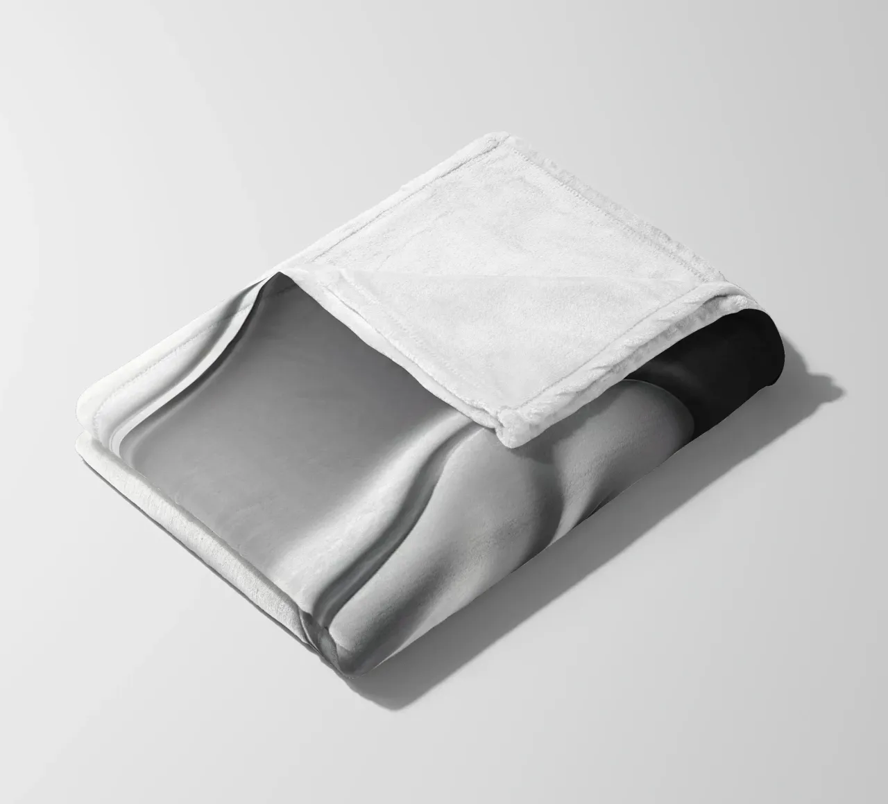 Struktur Weiß fleecedeken van kosinsart.gallery