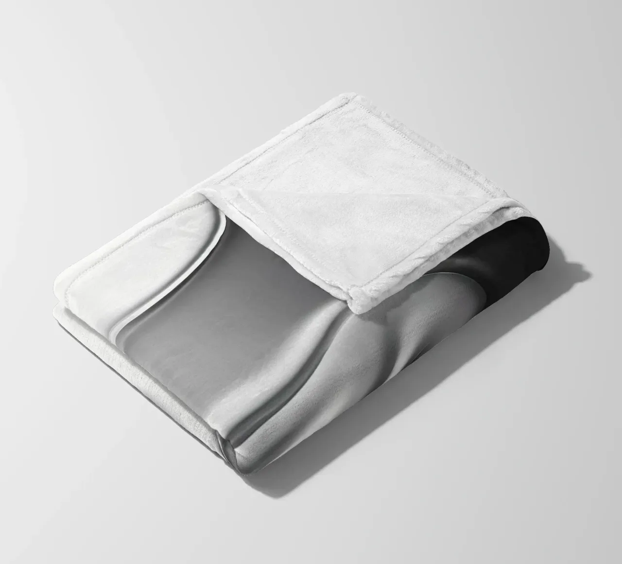 Struktur Weiß fleecedeken van kosinsart.gallery