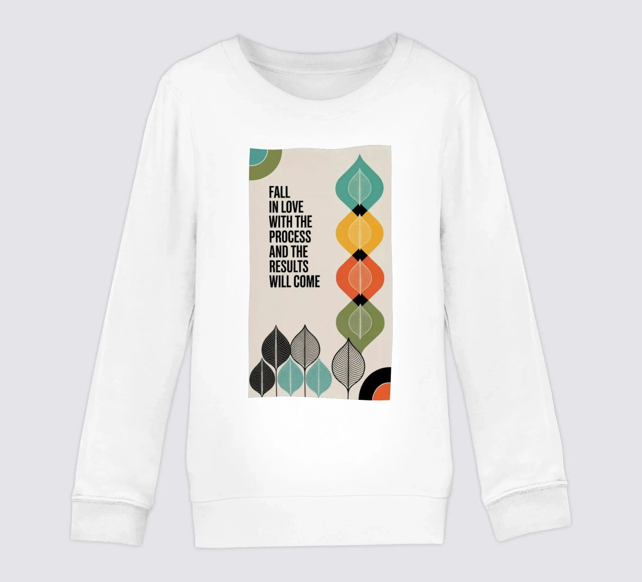 FALL IN LOVE WITH THE PROCESS felpa bambino da 20 Farben
