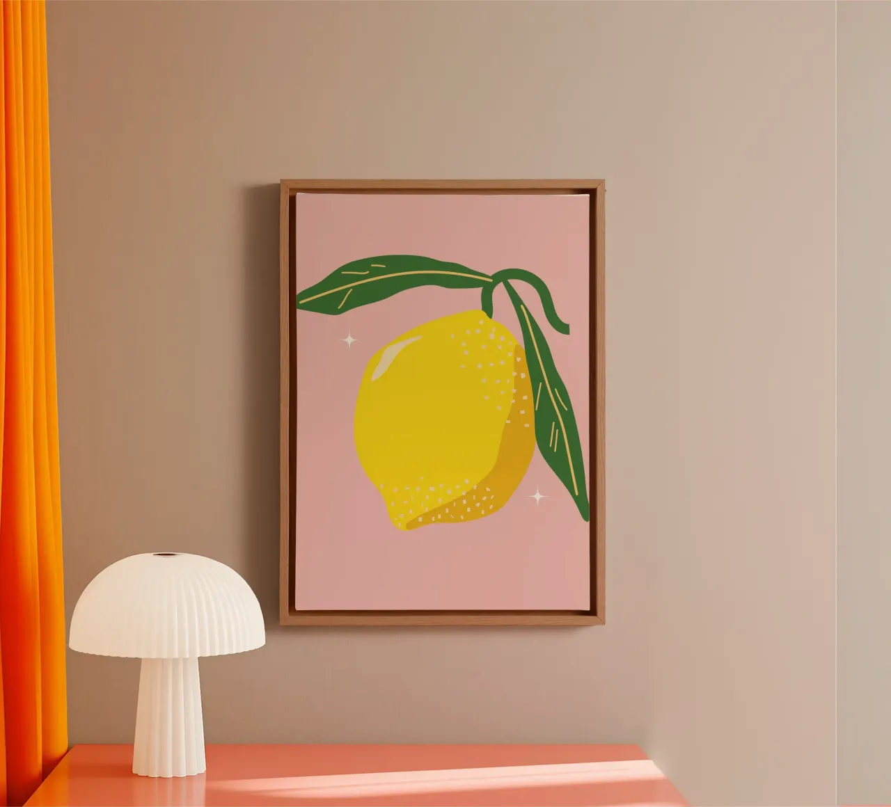 Citroenen Kunstdruk canvas van pdigitalprints