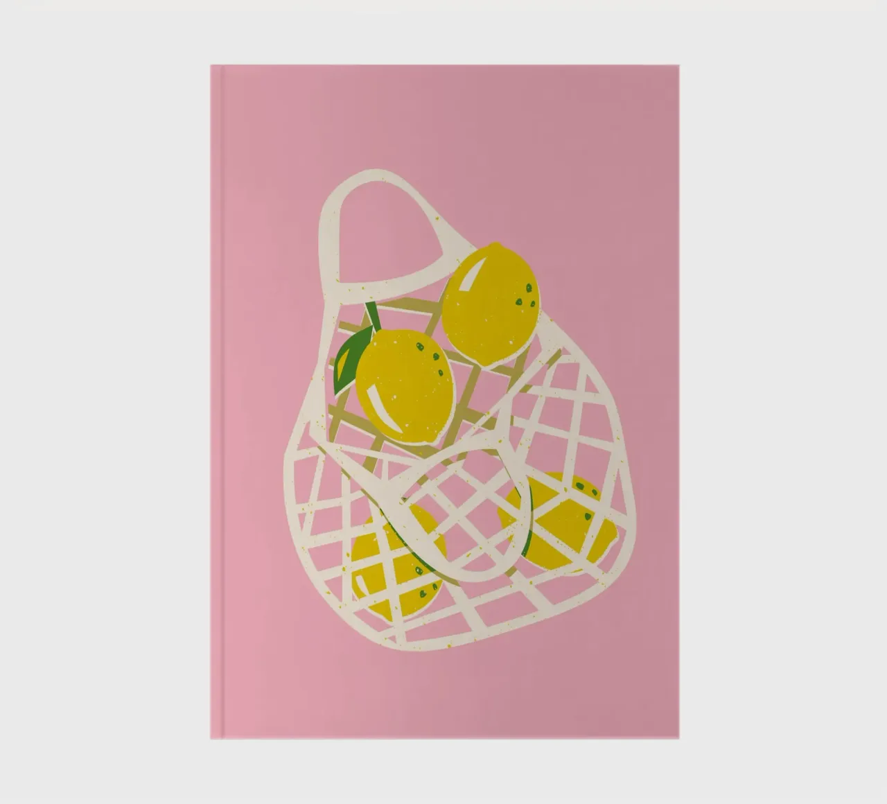 Lemons Art Print notebook by pdigitalprints