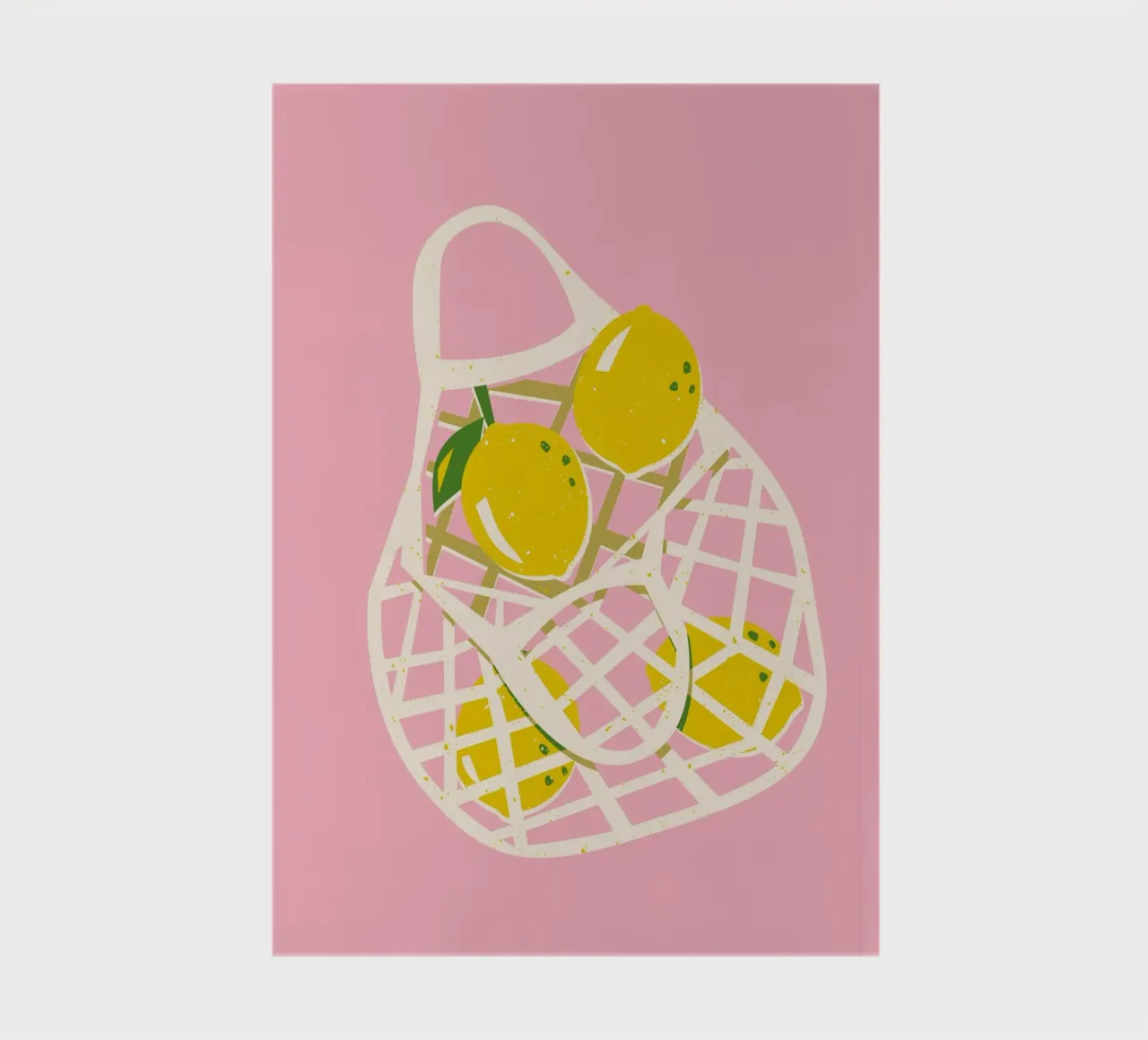 Lemons Art Print notebook by pdigitalprints