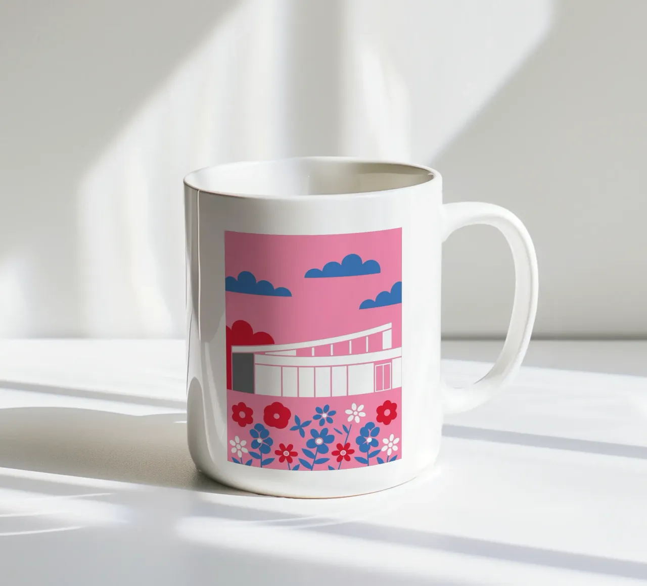 Casa e fiori tazza in ceramica da LOOK DIFFERENT