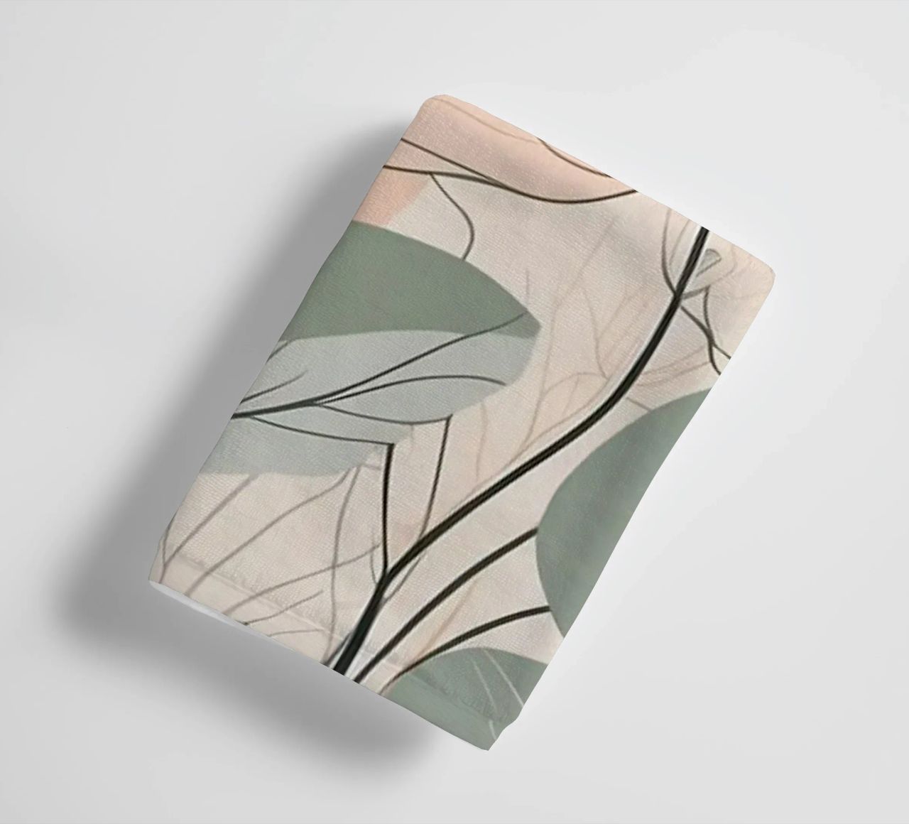 Elegant floral design featuring soft colors and delicate towel by DesignDoodle