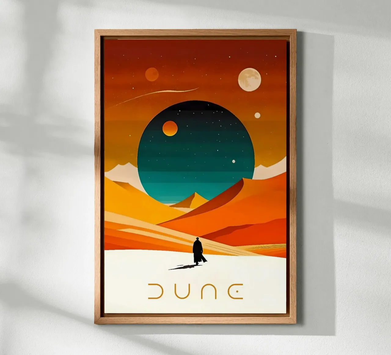 Dune tela con Cornice a cassetta da Piere art Shops