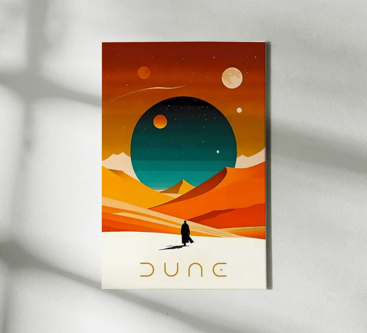 Dune tela con Cornice a cassetta da Piere art Shops