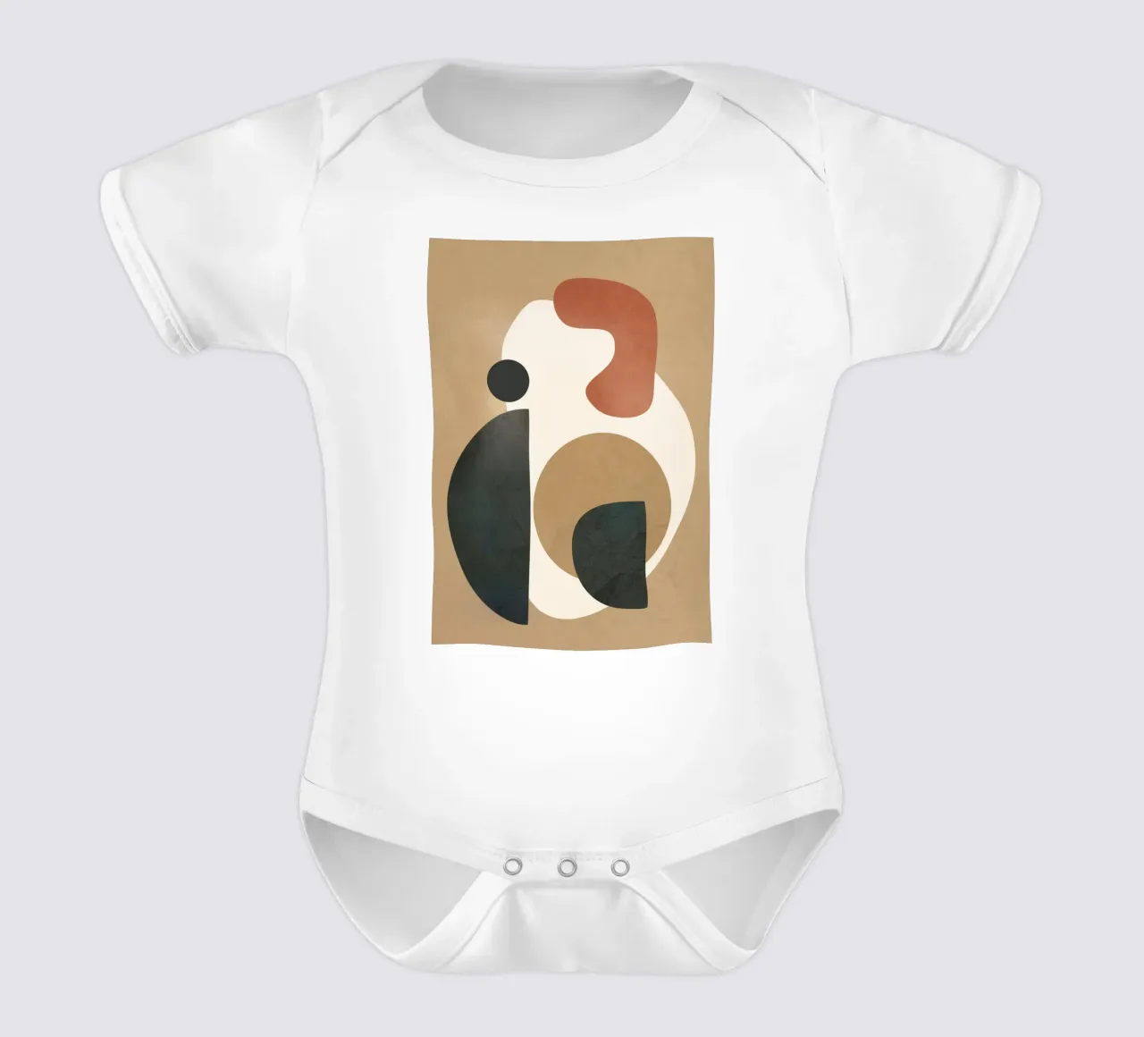 Modern Shapes Design 9 body neonato maniche corte da cityart