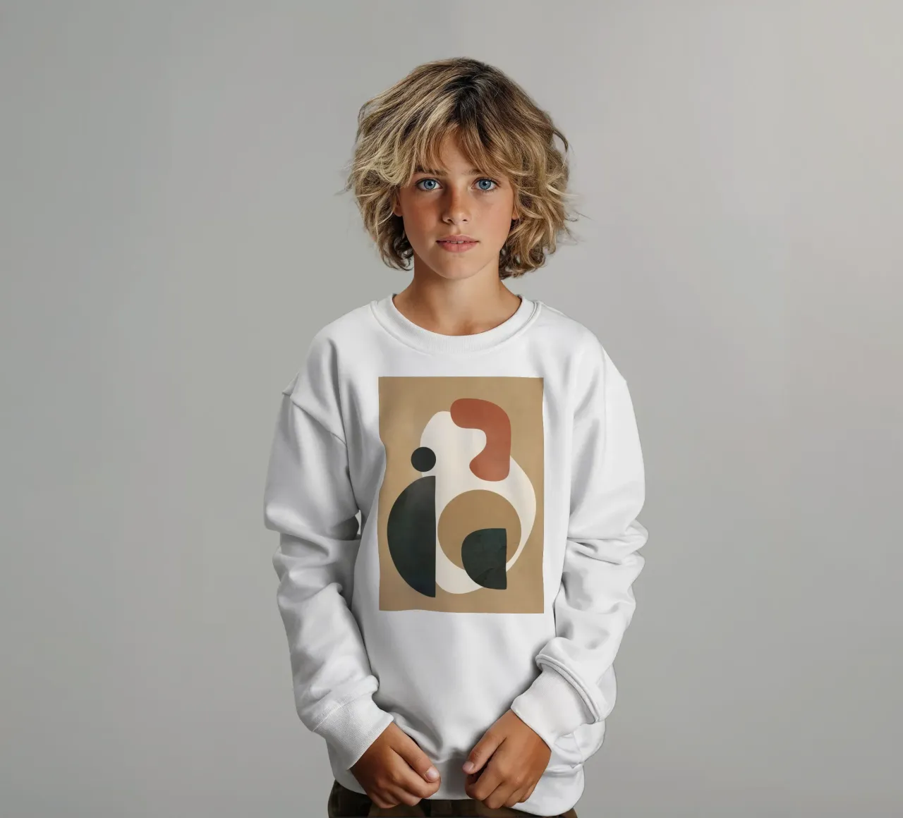 Modern Shapes Design 9 felpa bambino da cityart