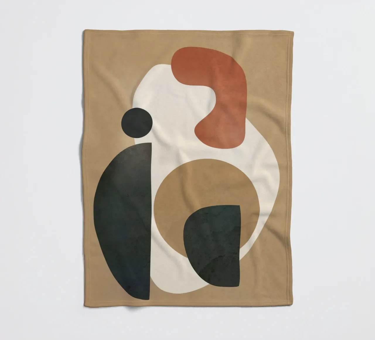 Modern Shapes Design 9 Fleecedecke von cityart