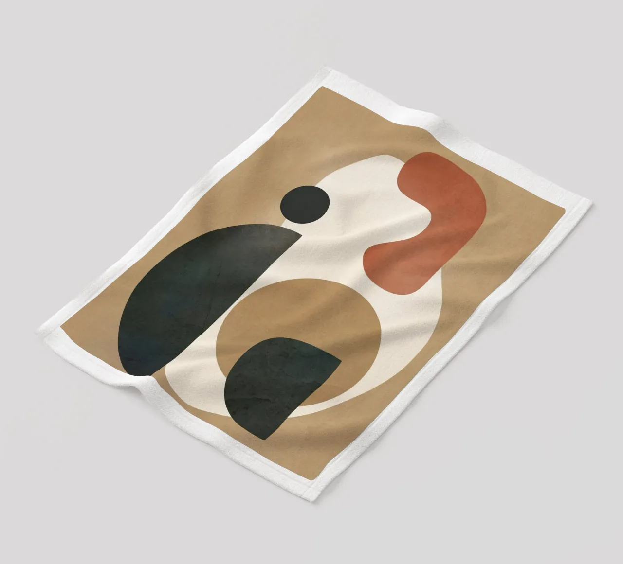 Modern Shapes Design 9 Fleecedecke von cityart