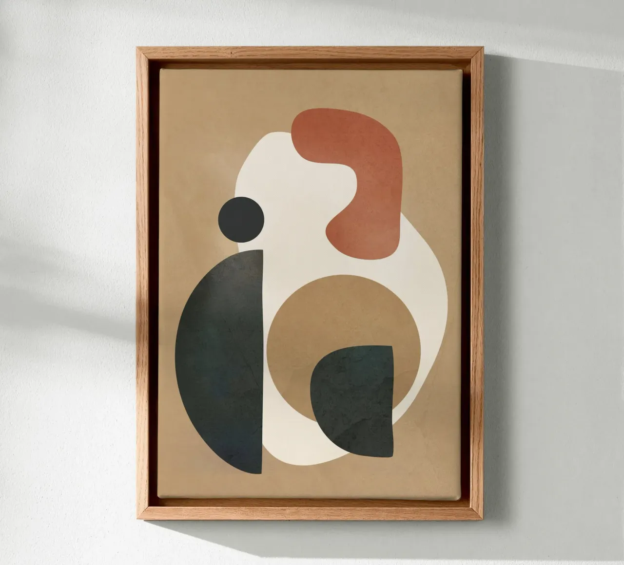 Modern Shapes Design 9 tela con Cornice a cassetta da cityart