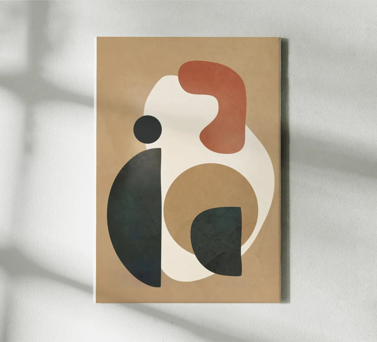Modern Shapes Design 9 tela con Cornice a cassetta da cityart