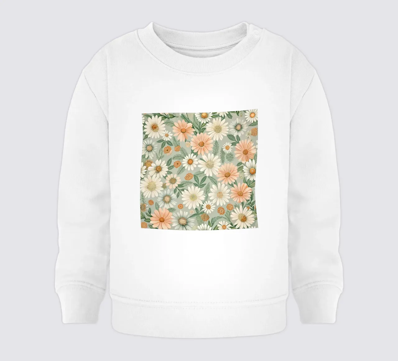 Daisy Reverie felpa neonato da Botanical Pattern House