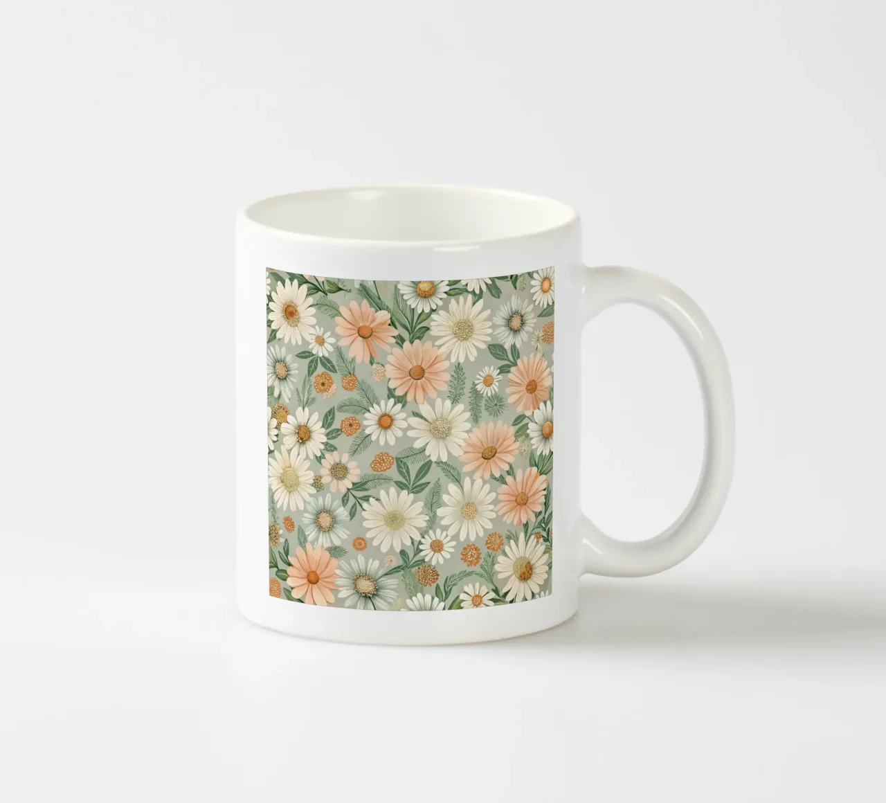 Daisy Reverie tazza in ceramica da Botanical Pattern House