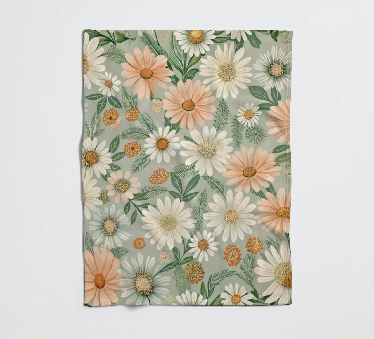 Daisy Reverie coperta in pile da Botanical Pattern House