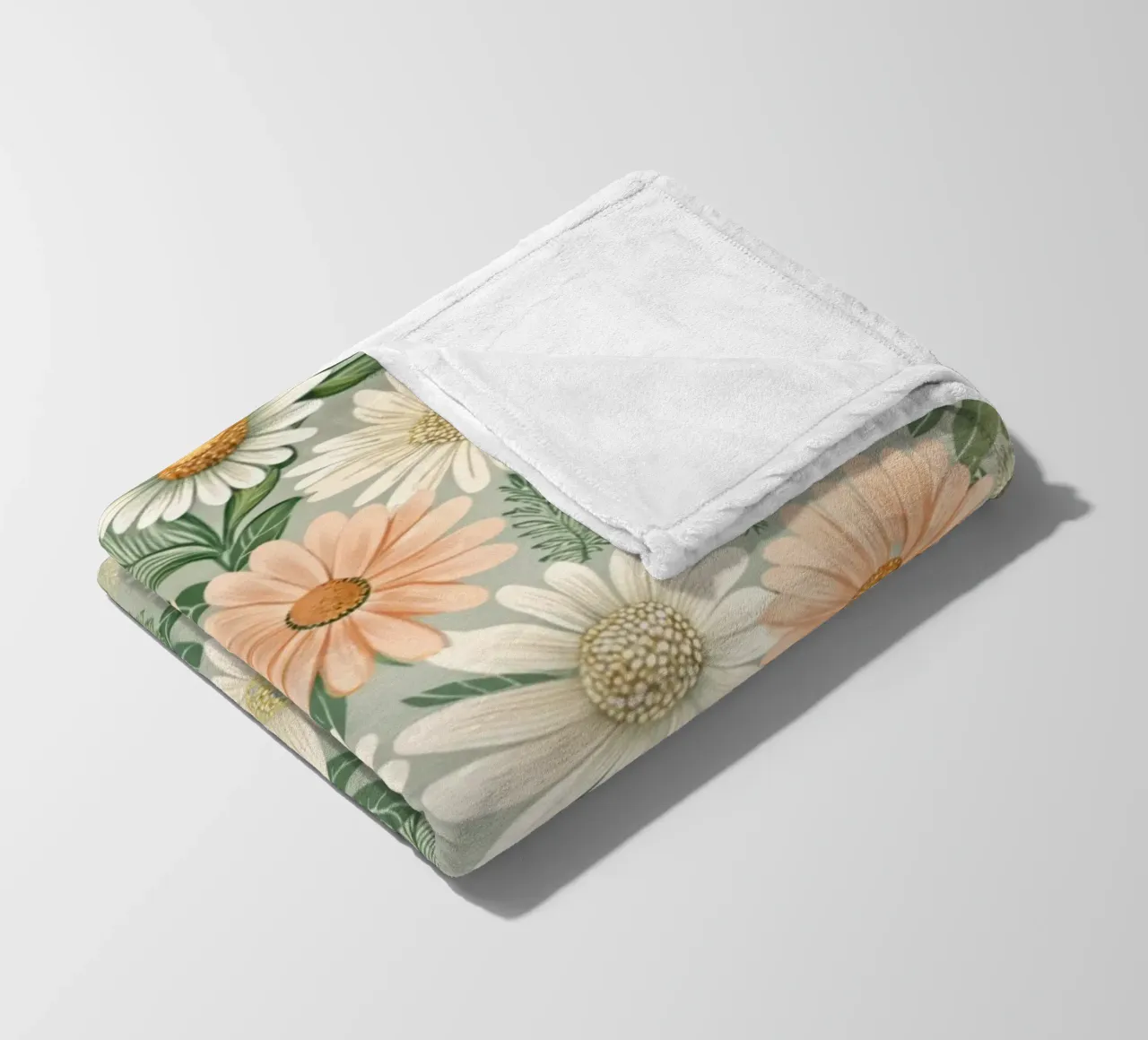 Daisy Reverie coperta in pile da Botanical Pattern House