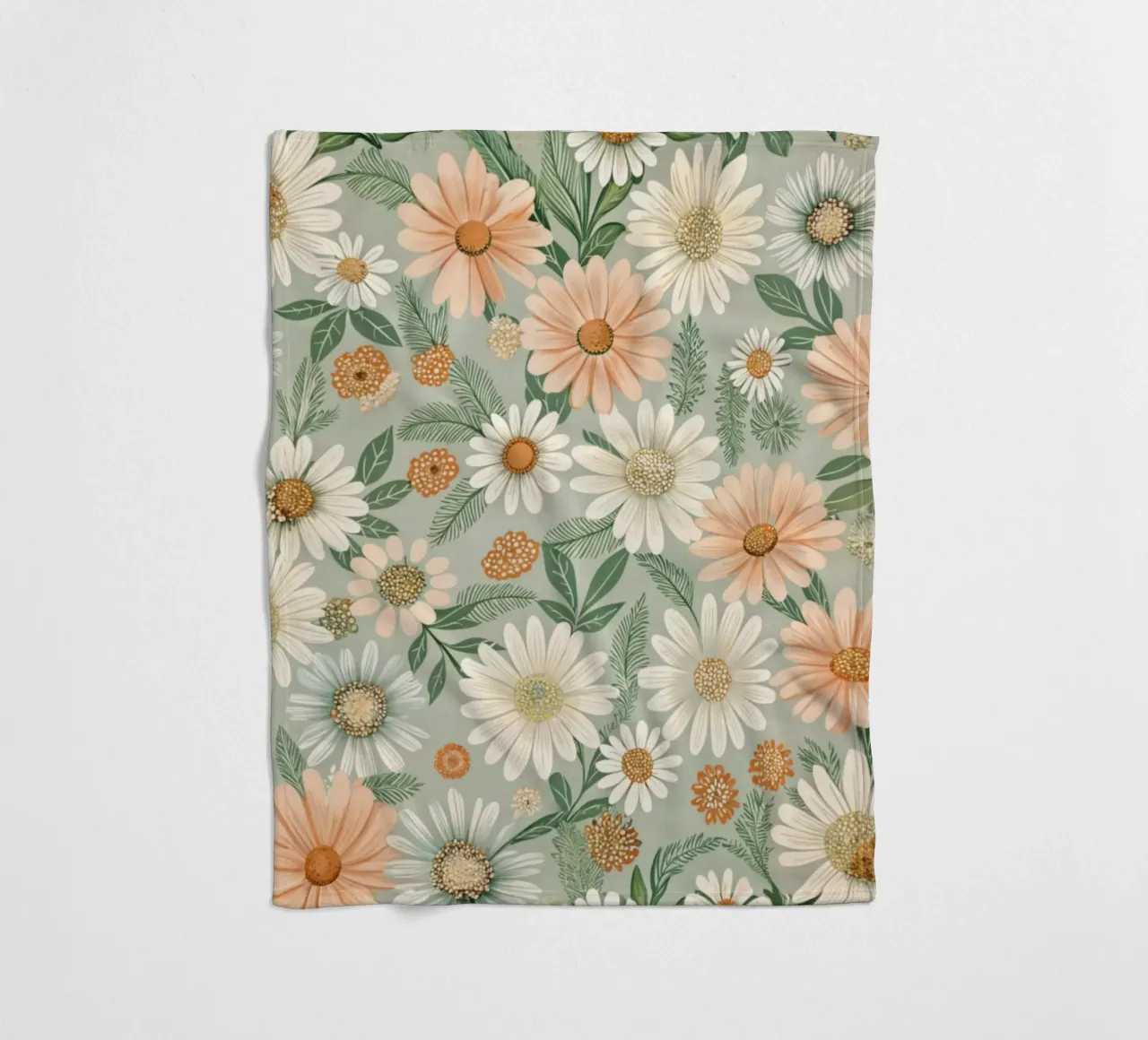 Daisy Reverie coperta in pile da Botanical Pattern House