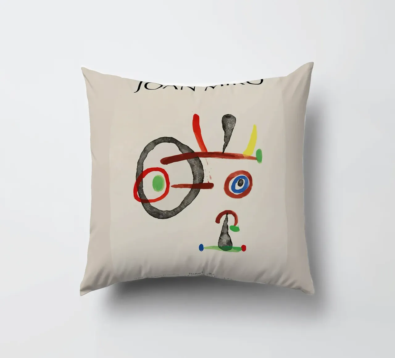 Joan Miro Donne 1965 cuscino da phillipp veisenberg