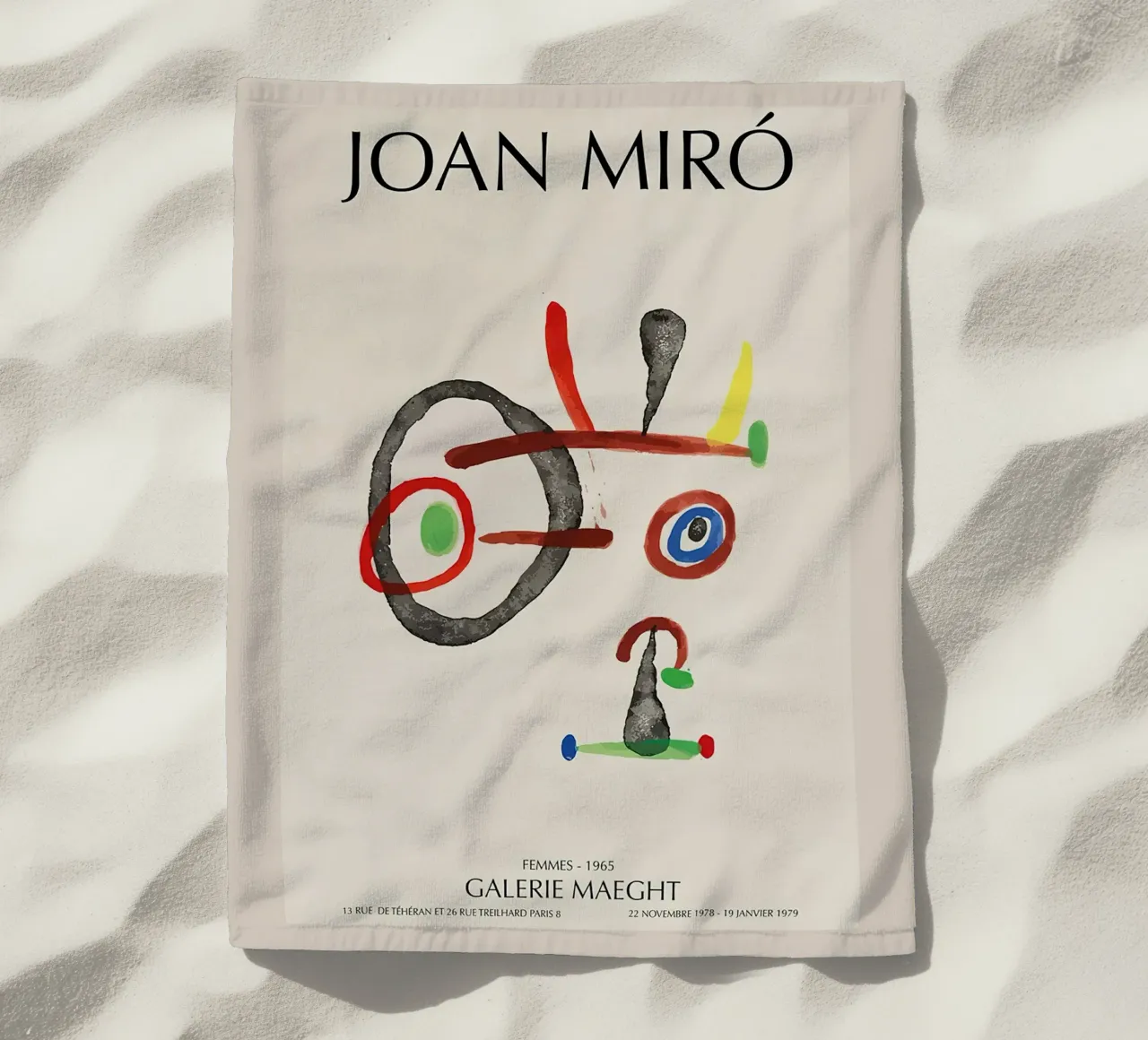 Joan Miro Donne 1965 telo mare da phillipp veisenberg