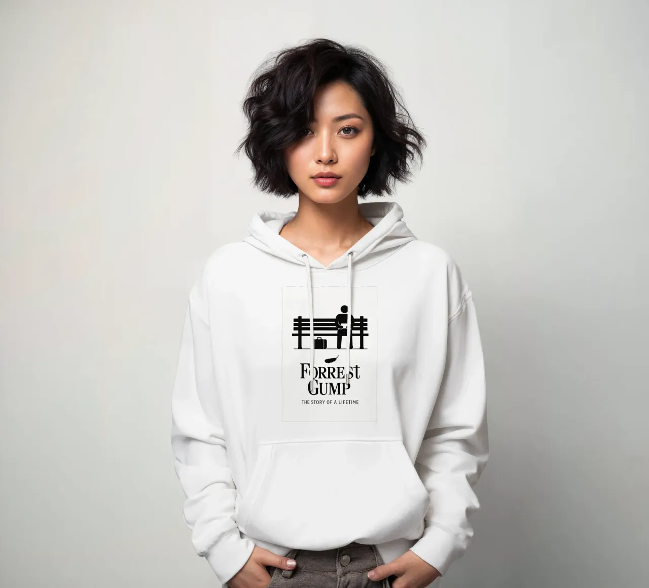 Forrest Gump Print felpa con cappuccio da MoviesArt