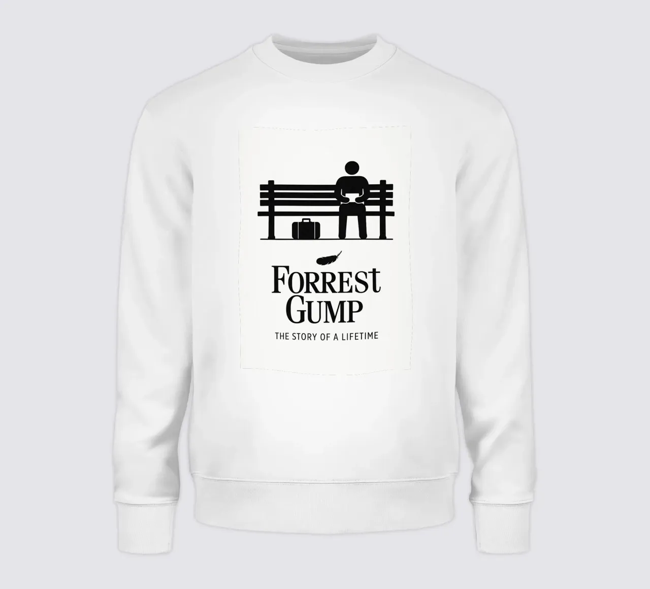 Forrest Gump Print sweatshirt van MoviesArt