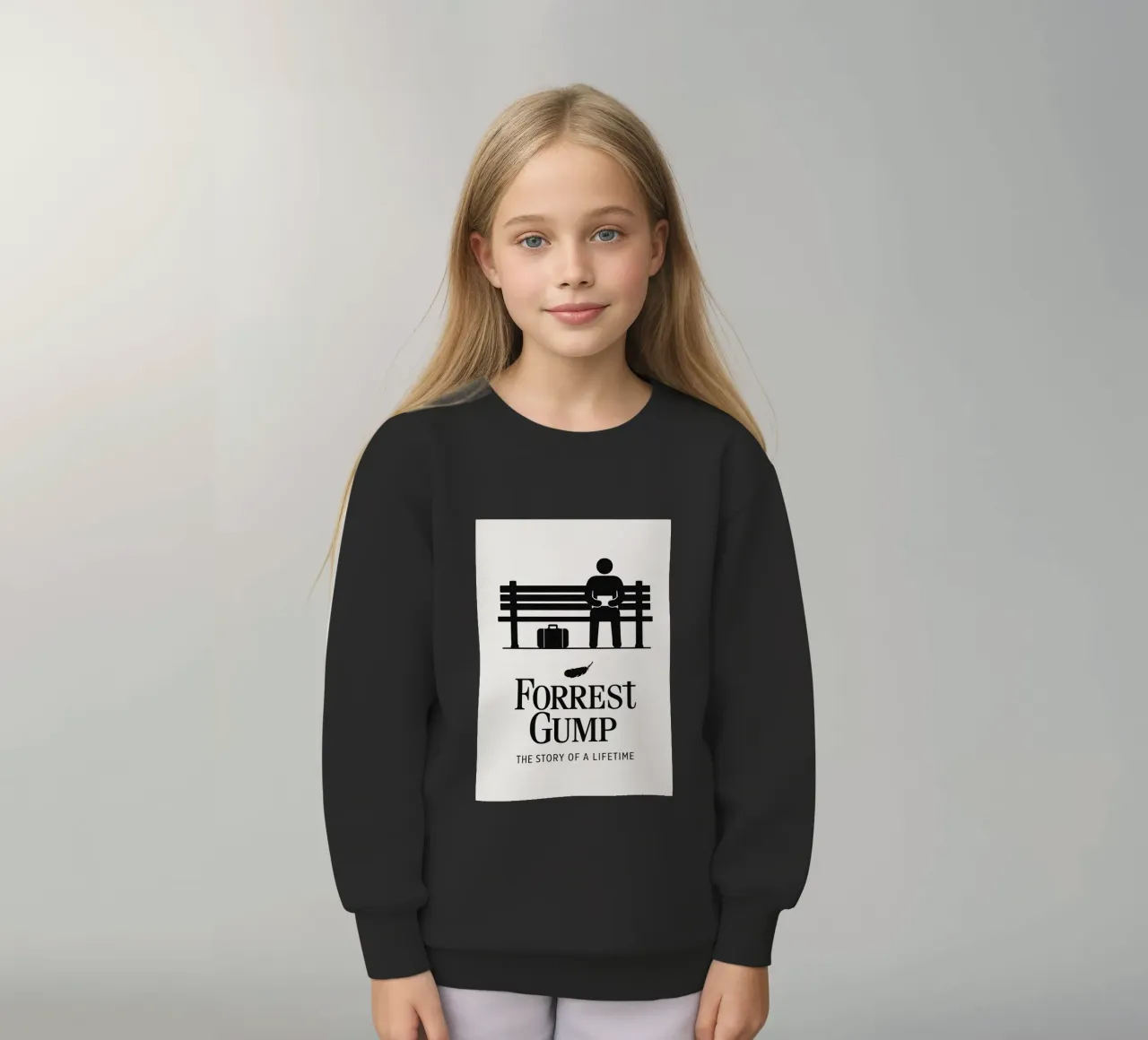 Forrest Gump Print felpa bambino da MoviesArt